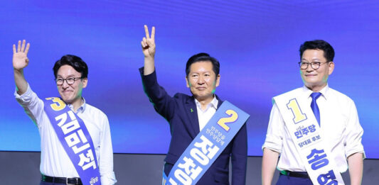 與 충청권 첫 경선…김민석 충남·충북, 정청래 대전·세종 승리